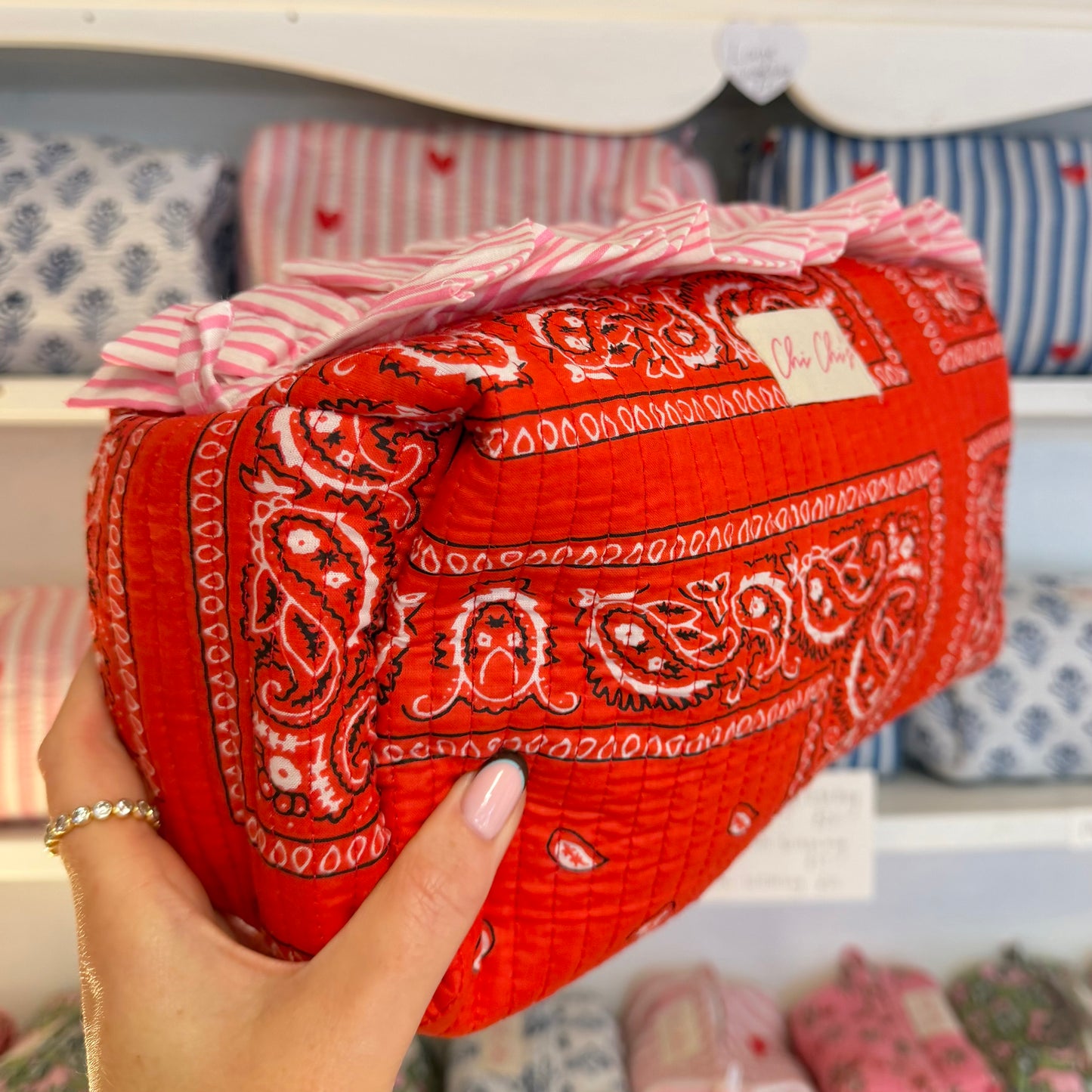 🩷 NEW 🩷 Pink Frill Large Washbag (2 colourways)