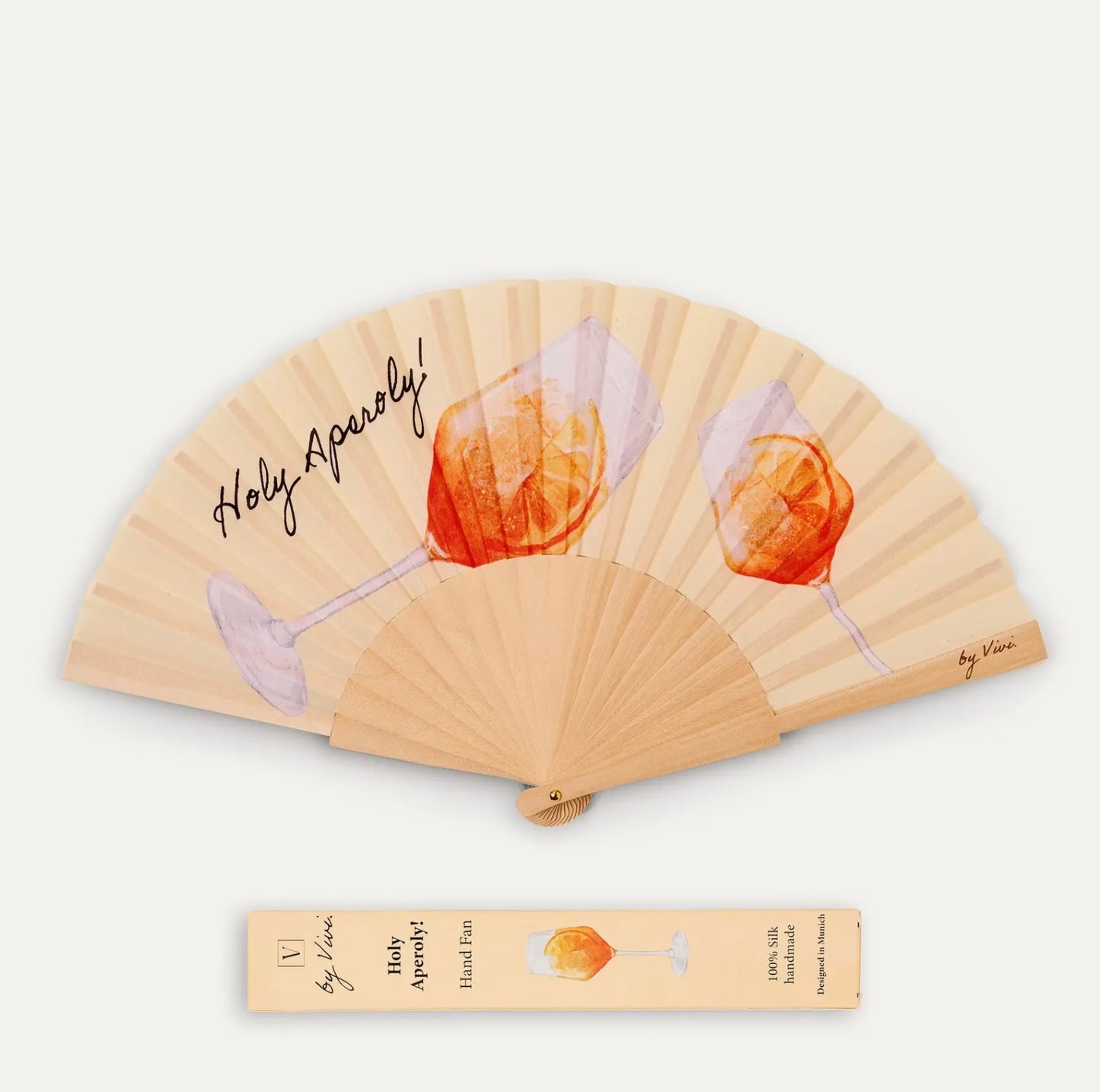 ‘Holy Aperoly!’ Silk Fan 🍊