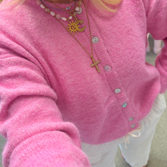Super Soft Pink Cardigan 🩷