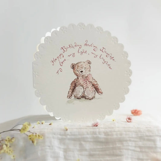 ‘Darling Daughter, My Love, My Light, My Laughter’ Greeting Card