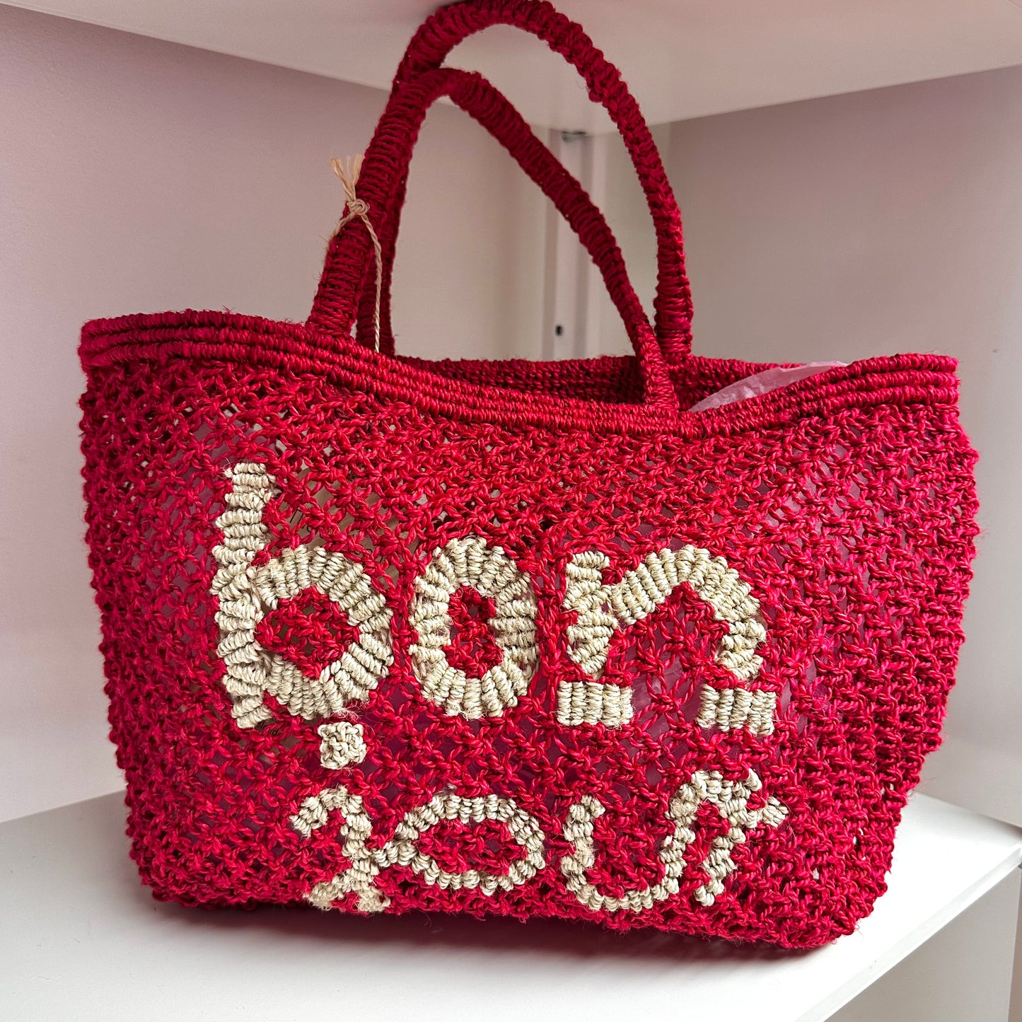 ‘Bonjour’ The Jacksons Jute Bag