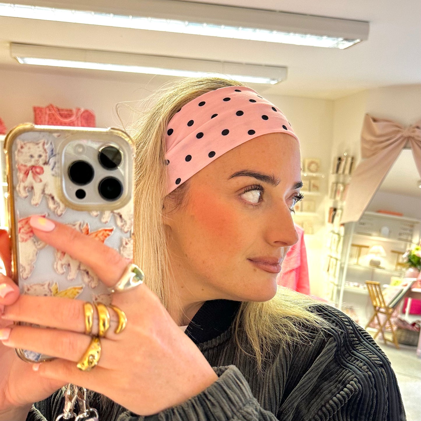 🤎🩷 Polka Dot Headband (2 colourways)