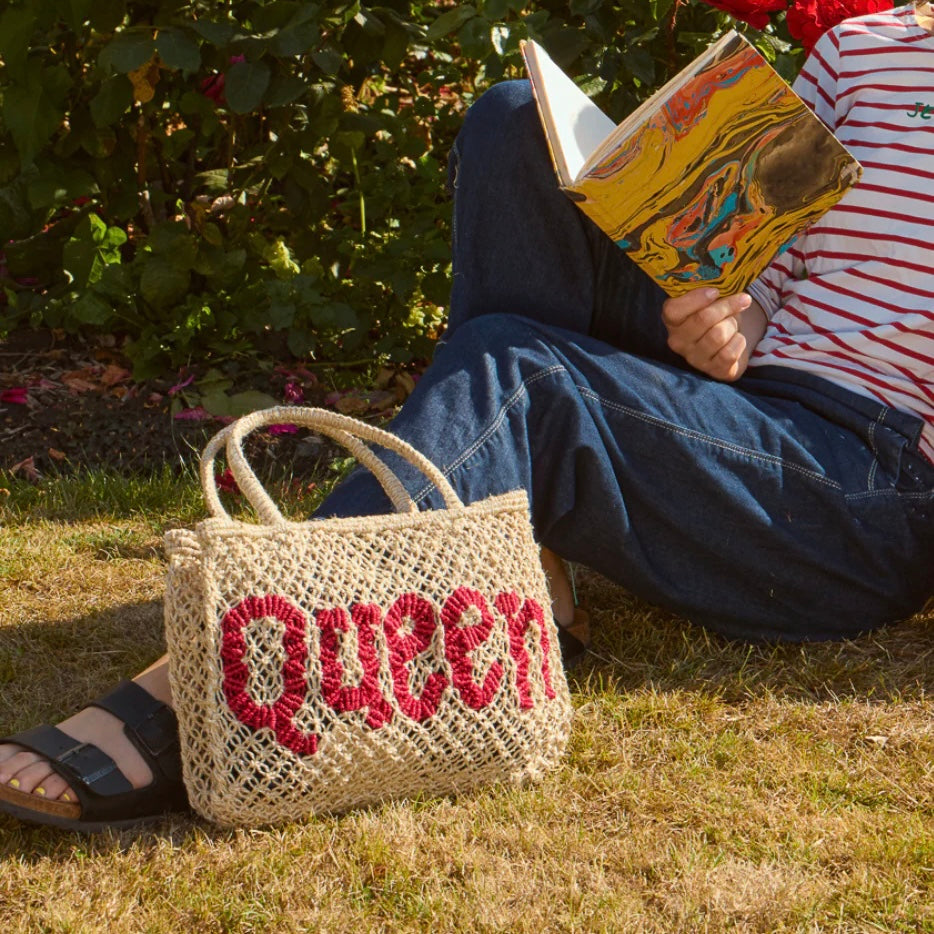 'Queen' The Jacksons Mini Jute Bag