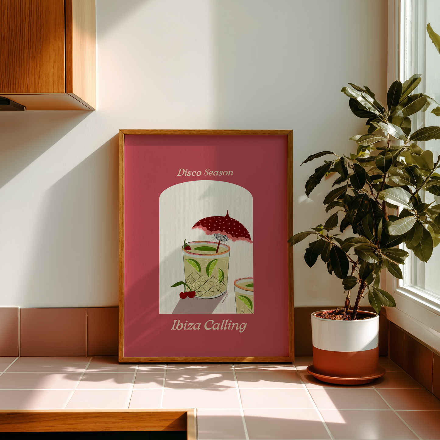 'Ibiza Calling' A4 Print