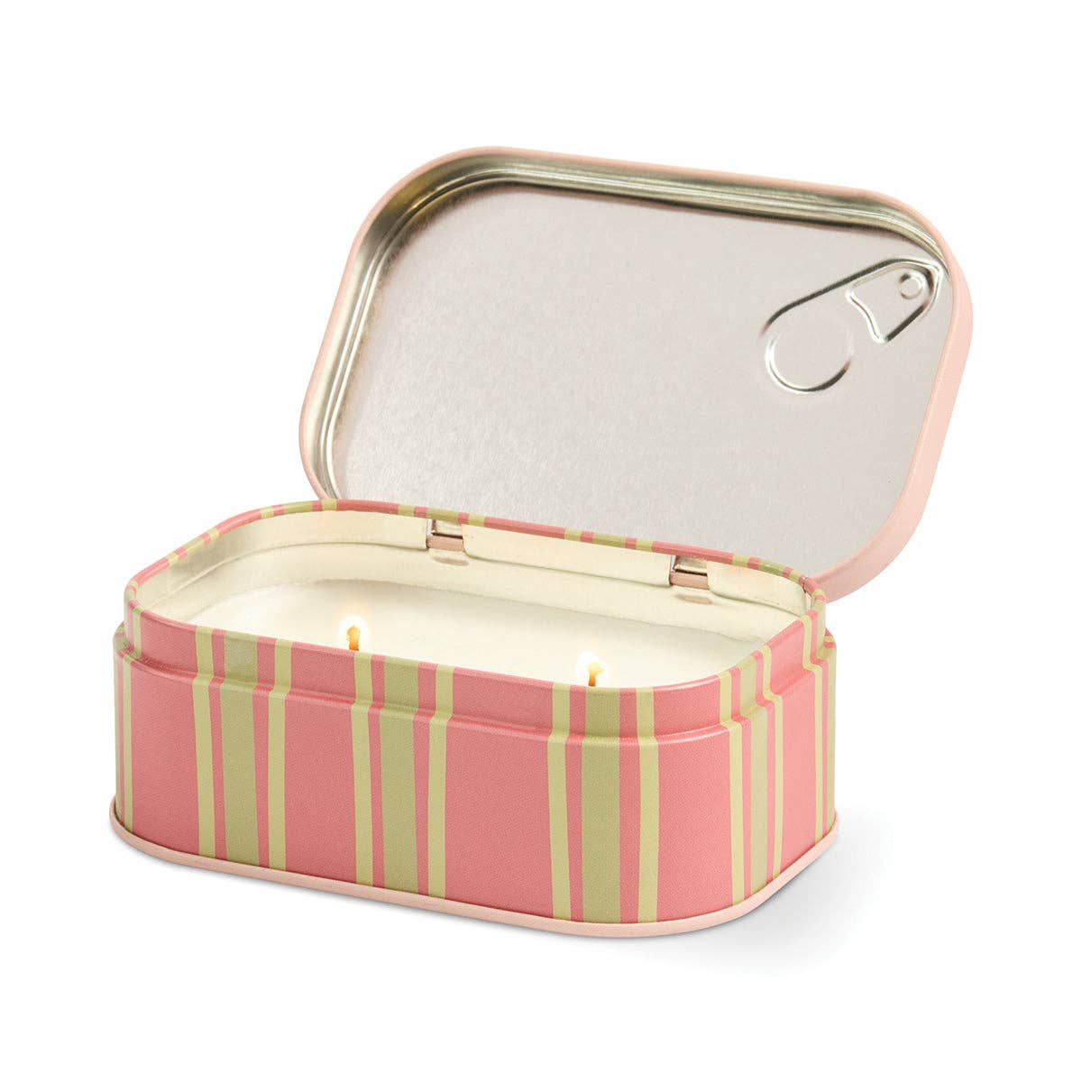 Lemon & Violet Martini Print Tin Candle