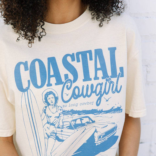 🤠 Coastal Cowgirl Oversize Tee (coming soon)